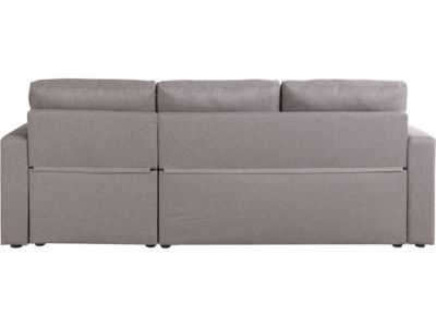 Canapé d'angle convertible réversible avec coffre "Alain"  3 places  Taupe