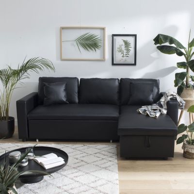 Canap Dangle Convertible Noir