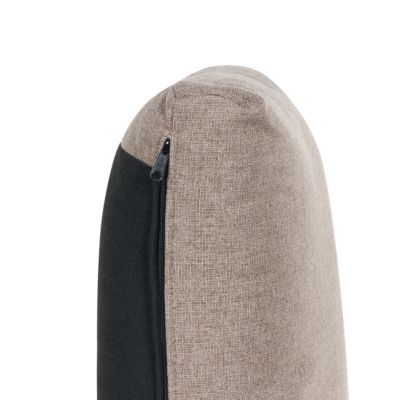 Canapé d'angle modulable 4 places UNSTAD Tissu Marron Côté droit