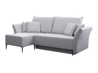 Canapé d'angle Providence 146, Gris, Fonction de couchage