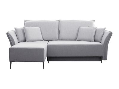 Canapé d'angle Providence 146, Gris, Fonction de couchage