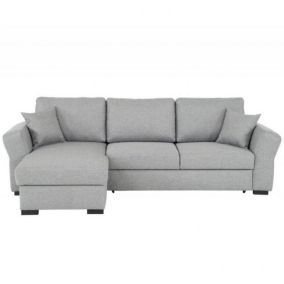 Canapé d'angle réversible convertible avec coffre JESEA tissu gris malmo INTERTREND POLSKA