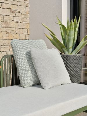 Canapé de jardin BARLIA en aluminium - OLIVE