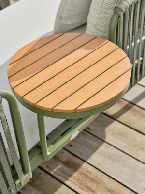 Canapé de jardin BARLIA en aluminium - OLIVE