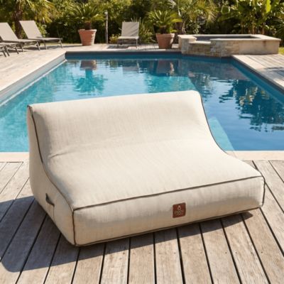 Canapé de jardin gonflable ALIZÉ Collection Aloha - blanc cassé