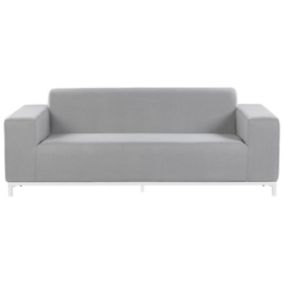 Canapé de jardin ROVIGO Polyester Gris clair