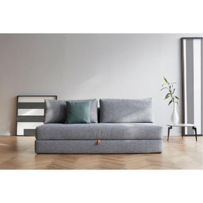 Canapé design OSVALD SOFA convertible lit 150 x 200 cm tissu Twist Granite INNOVATION