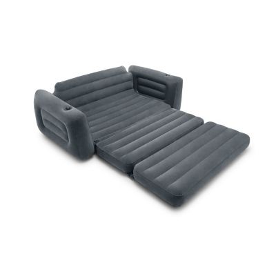 Canapé gonflable convertible 2 places Intex Noir