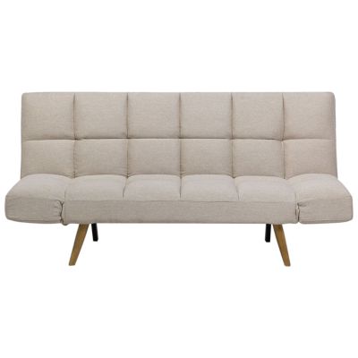 Canapé-lit 2 places INGARO Tissu Beige