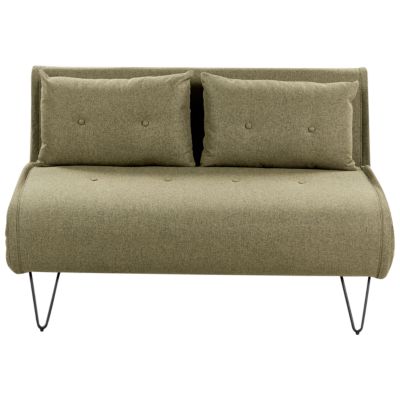 Canapé-lit 2 places VESTFOLD Tissu Vert olive