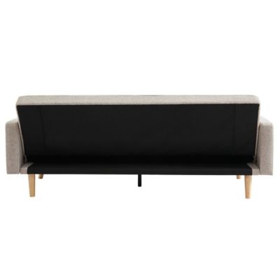 Canapé lit 3 places convertible beige collection ADONA