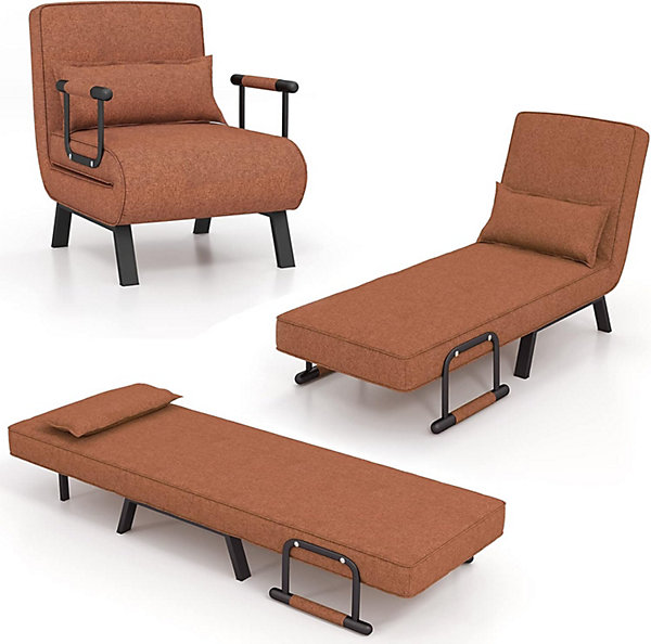 XSPRACER Canapé-lit convertible, chaise-lit avec couchette 3 en 1 XSPRACER Canapé-lit convertible, chaise-lit avec couchette 3 en 1