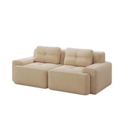 Canapé modulaire sans os,Beige,moderne,confortable