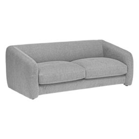 Canapé rétro chic convertible Guppy (198x98x73 cm - Gris clair)