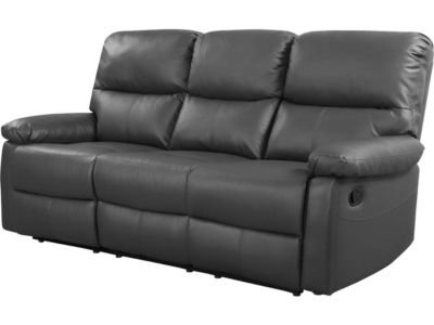 Canapé relax "Lincoln"  197 x 89 x 103 cm  3 places  Gris