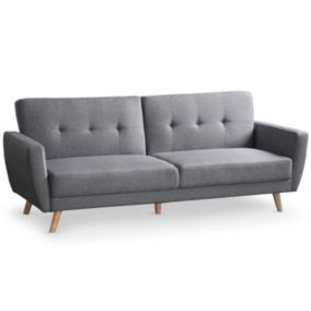 Canapé Scandinave Convertible "Garry" 220cm Gris