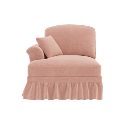 Canapé Windsor LSF Chenille,1 coussin,rose