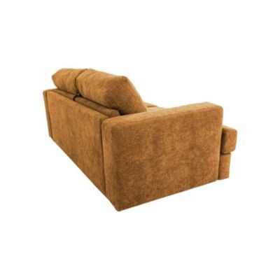 Canape convertible express 3 places Dunlopillo IGOR 15 cm ocre