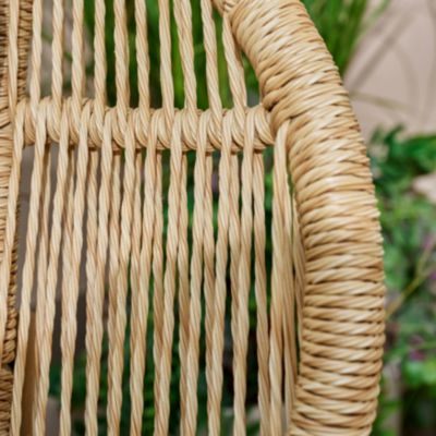 Canapé de jardin Hania en bois d'eucalyptus et aluminium 2 places GoodHome
