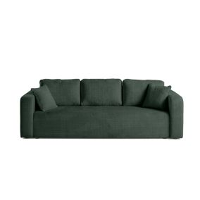 Canape droit BEST MOBILIER 3 places en polyester vert 225 x 225 x 86 cm