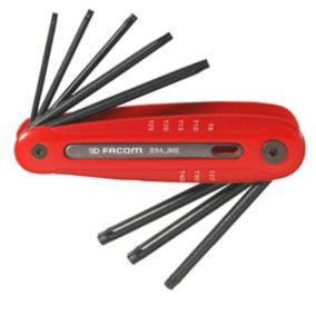 Canif clé male à tête sphérique Resistorx Facom - 8 pièces