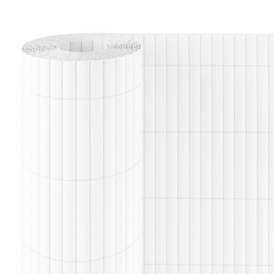 Canisse double face PVC blanc L.3 m x H.1 m