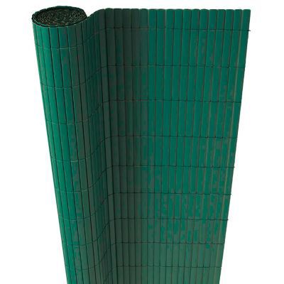 Canisse double face pvc Blooma vert 3 x h.1,5 m