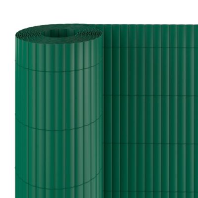Canisse double face PVC vert L.3 m x H.1.5 m