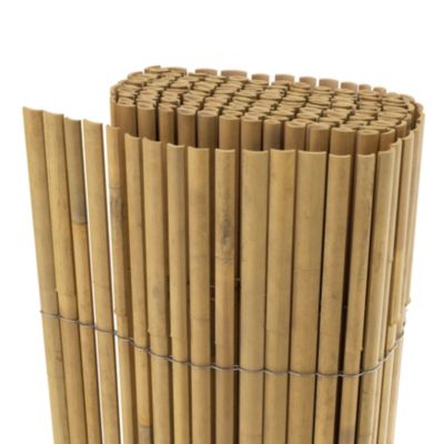 Nature - Canisse en bambous naturel fendu - 2 x 5 m