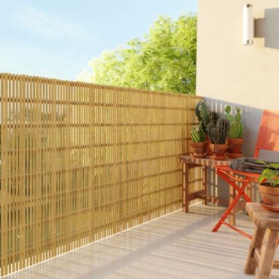 Canisse en bambou fendu couleur naturel L.3m x H.1 m