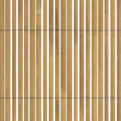 Canisse en bambou fendu couleur naturel L.3m x H.1 m