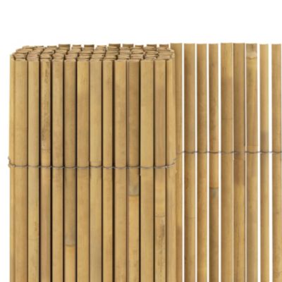 Canisse en bambou fendu couleur naturel L.3m x H.1 m