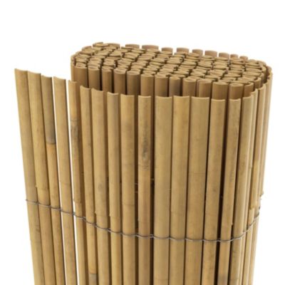 Canisse en bambou fendu L.3 x H.1,2 m Castorama