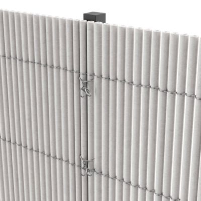 Canisse LOP PVC blanc L.3 m x H1 m en Composite