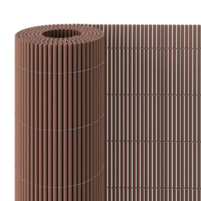 Canisse LOP PVC brun L.3 m x H.1,2 m