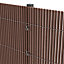Canisse LOP PVC brun L.3 m x H.1,5 m