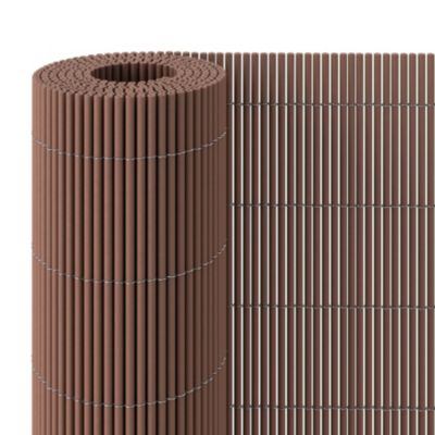 Canisse LOP PVC brun L.3 m x H.1,8 m