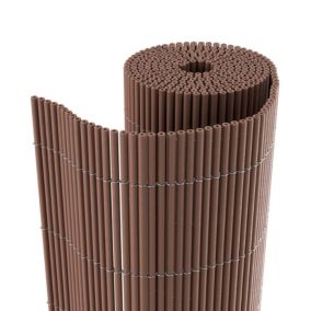 Canisse LOP PVC brun L.3 m x H1,5 m