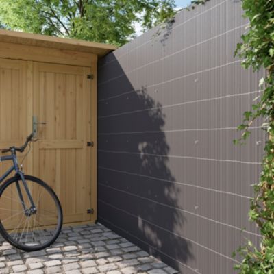 Canisse LOP PVC gris L.3 m x H.1,8 m