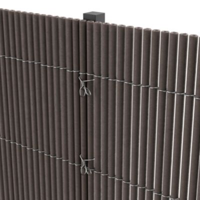 Canisse LOP PVC gris L.3 m x H.1,8 m