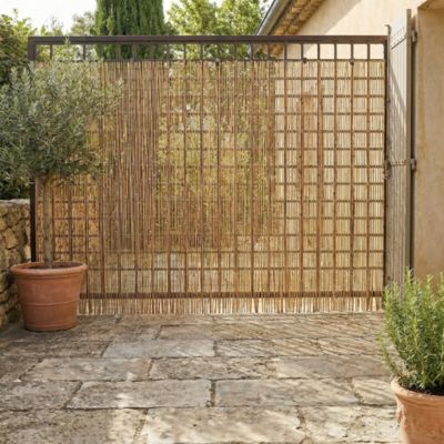 Canisse paillon pelé L.3 m x H.1,5 m Klikstrom