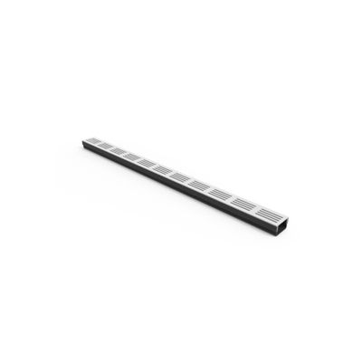 Caniveau 3XS MINI L 6,5 cm Grille aluminium - StarDrain - LINE ECO -       Caniveau de 100 cm