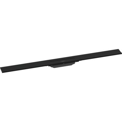 Caniveau de douche découpable 100 cm HANSGROHE RainDrain Flex montage mural noir mat