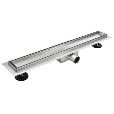 Caniveau de douche Italienne 2en1 CELO L.80 cm à encastrer réversible à carreler ou inox - SANIVERRE