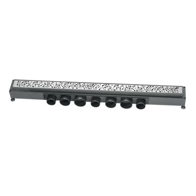Caniveau grille gouttes Express'Eau Wirquin 865x43 mm
