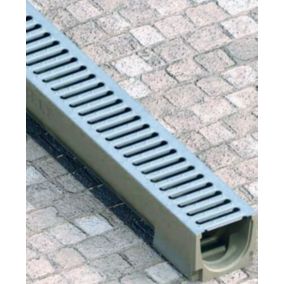 Grille de Drainage, Couvercle de Regard, Caniveau Extérieur Système de  Drainage pour Terrasse, Piscine, Jardin, Garage, Jardin Grilles, Black  (Color 