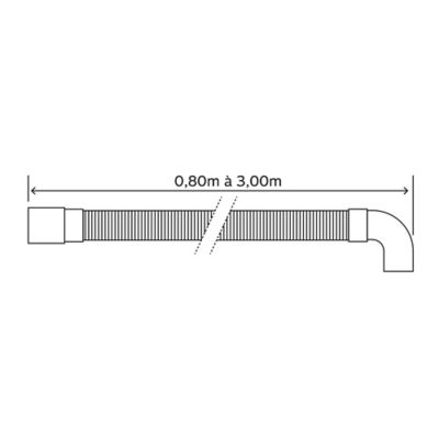 Canne de vidange pour machine à laver 0,8 3m Somatherm — free download