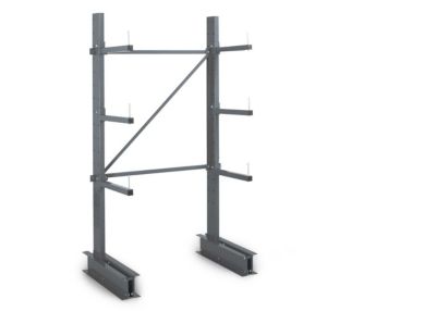 Cantilever léger simple face - Kit départ H2000 x L1000 x P700 mm 3 niveaux.