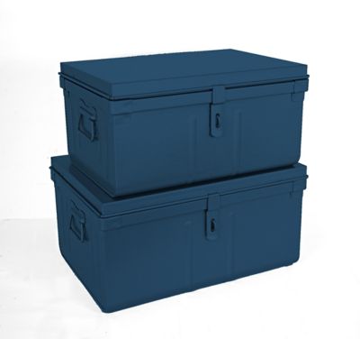 Cantine Malle 175L PIERRE HENRY En Tôle D'Acier Bleu - ‎CAN175B