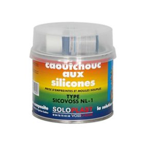 Caoutchouc aux silicones 0,5 kg type Sicovoss NL-1